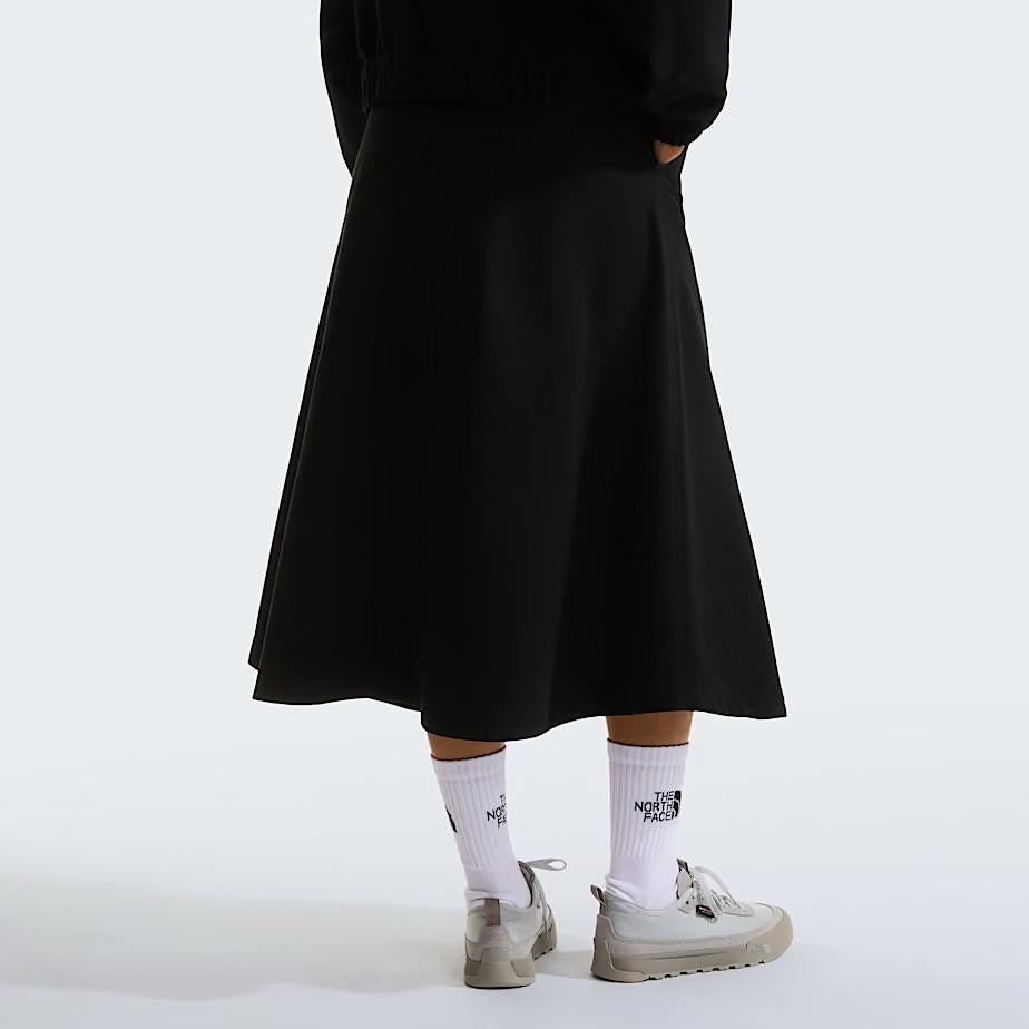 Gonna The North Face in twill con cintura donna