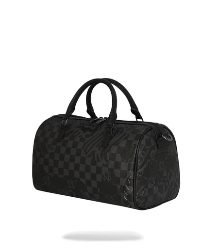 Borsa Sprayground nero 3AM check  mini duffle