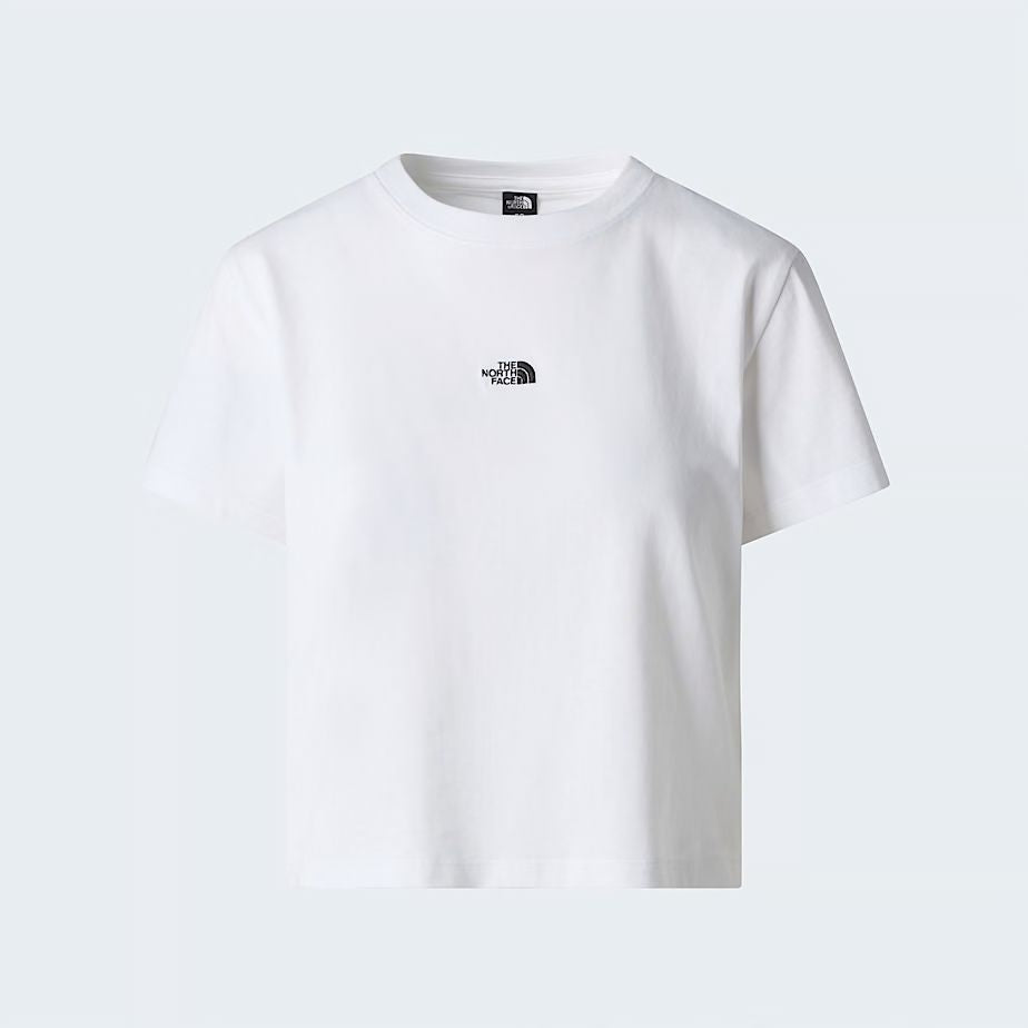T-Shirt The North Face cropped regular con ricamo donna