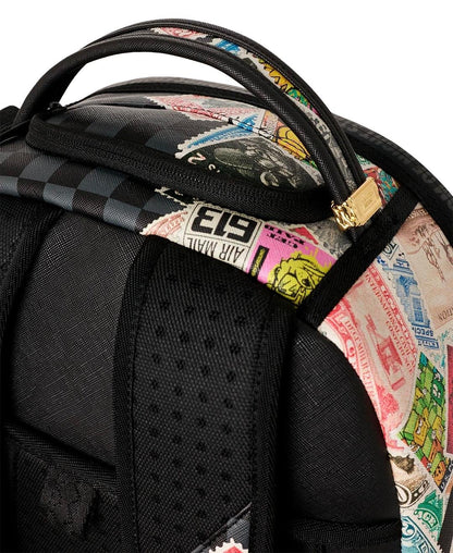 Zaino Sprayground nero USPS HALF STAMPS BACKPACK