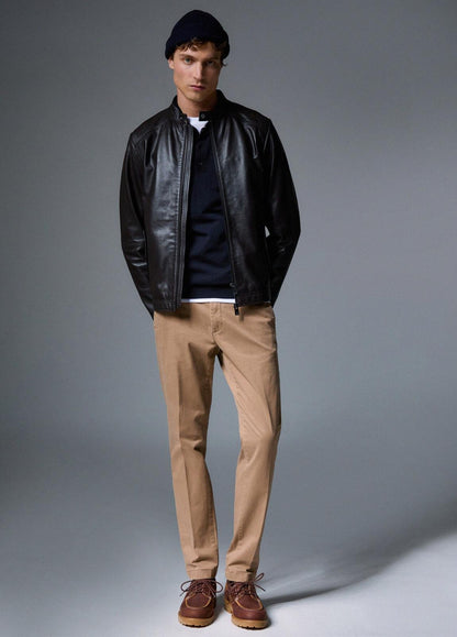 Pantalone Liu Jo "Chino" con logo metallico