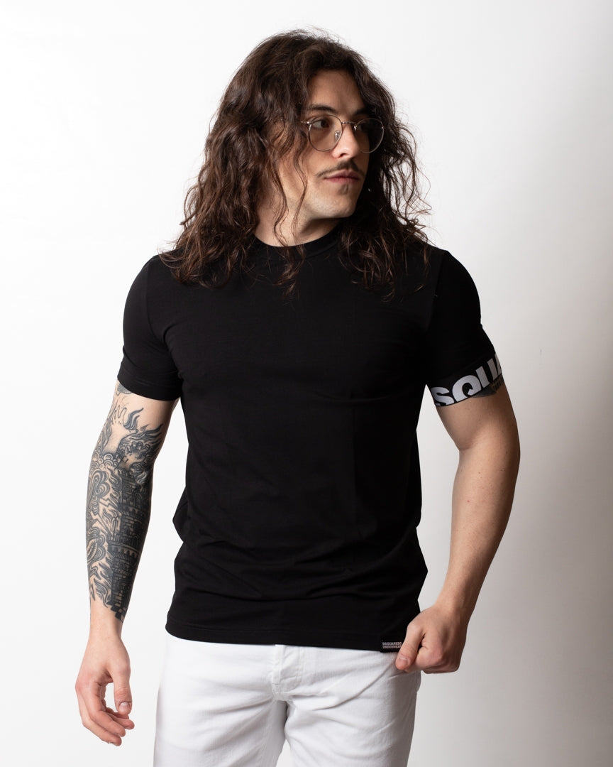 T-Shirt Dsquared2 con fascia logata uomo