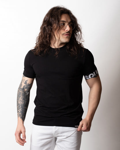 T-Shirt Dsquared2 con fascia logata uomo