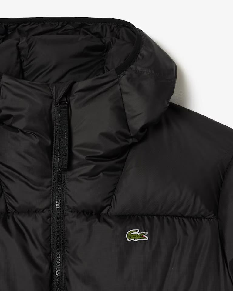 Giubbotto Lacoste puffer con cappuccio uomo