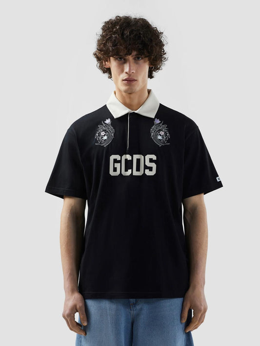 Polo GCDS con "Tribal Flowers" uomo