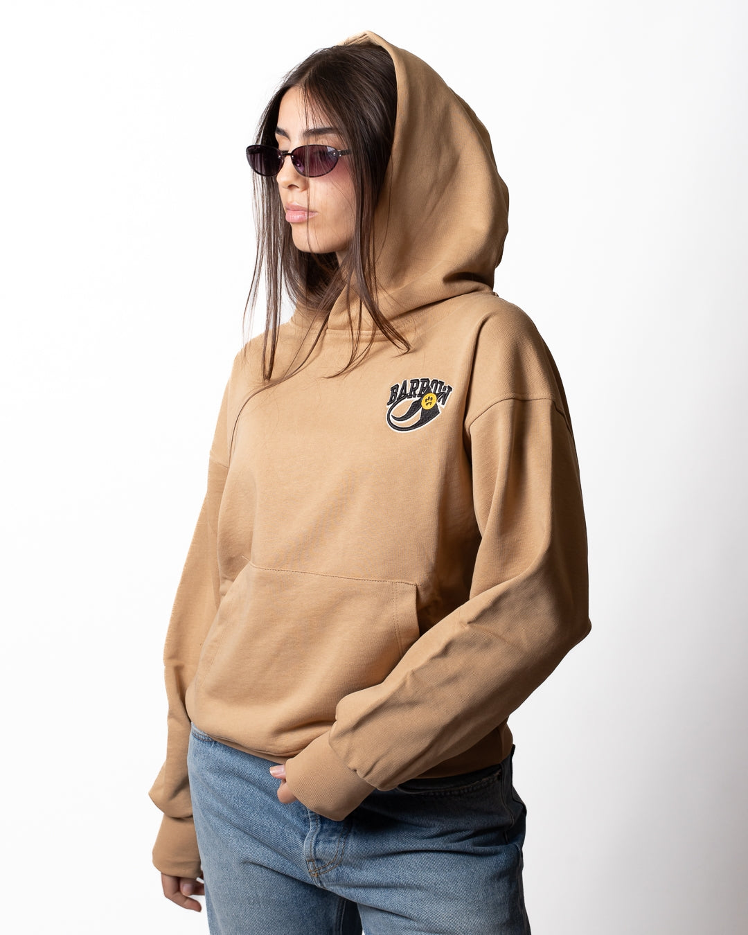 Felpa Barrow "Teddy Baseball" con cappuccio