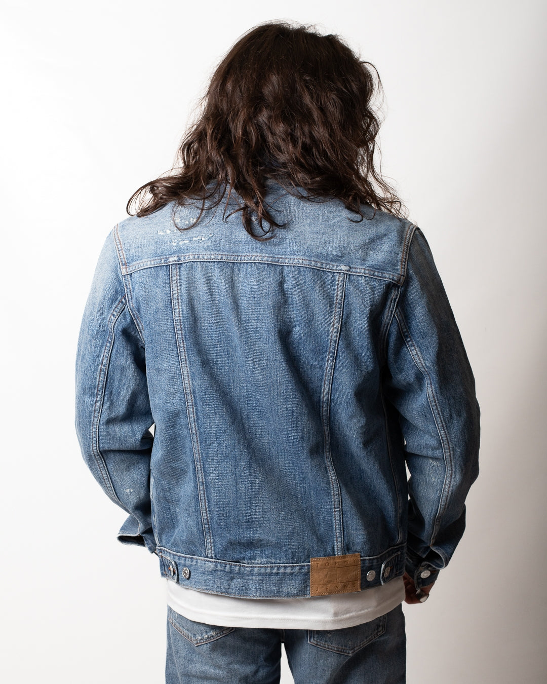 Giubbotto Tommy Jeans regular in jeans uomo
