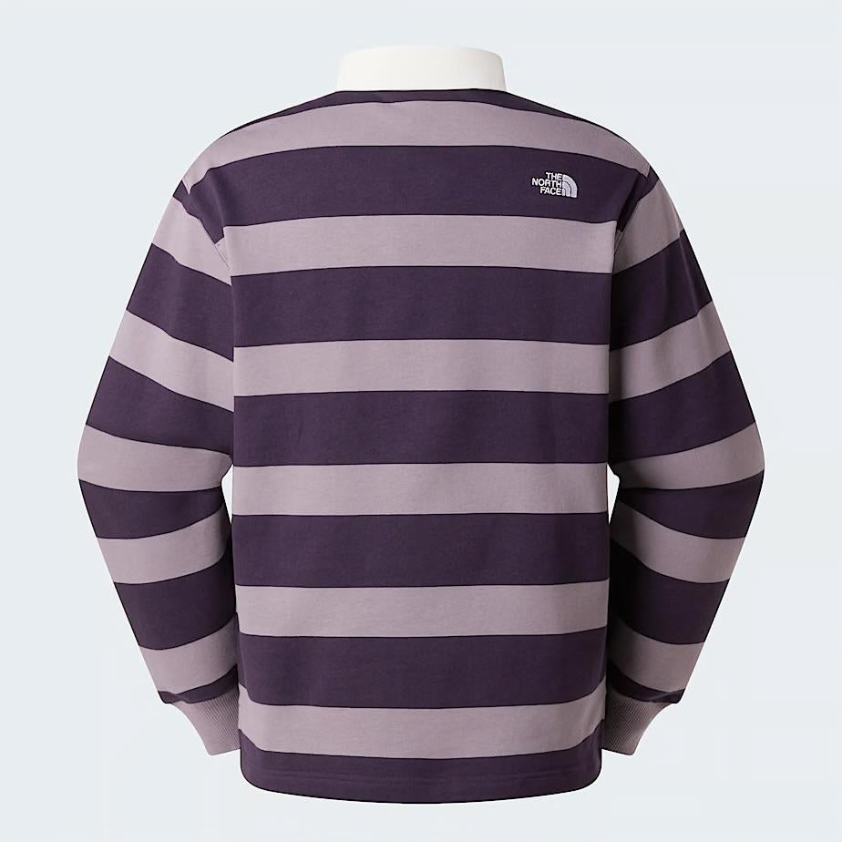 Polo The North Face in felpa a righe uomo