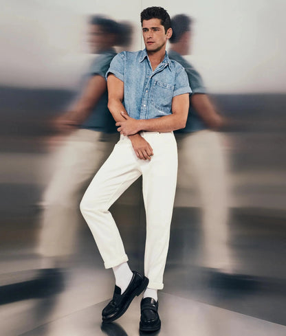 Camicia Karl Lagerfeld Jeans regular in jeans uomo