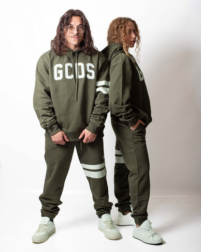 Pantalone GCDS in felpa logo regular