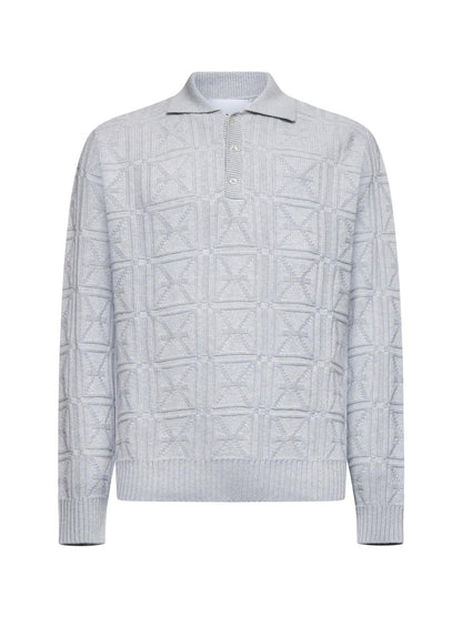 Maglia Richmond X polo in misto lana uomo