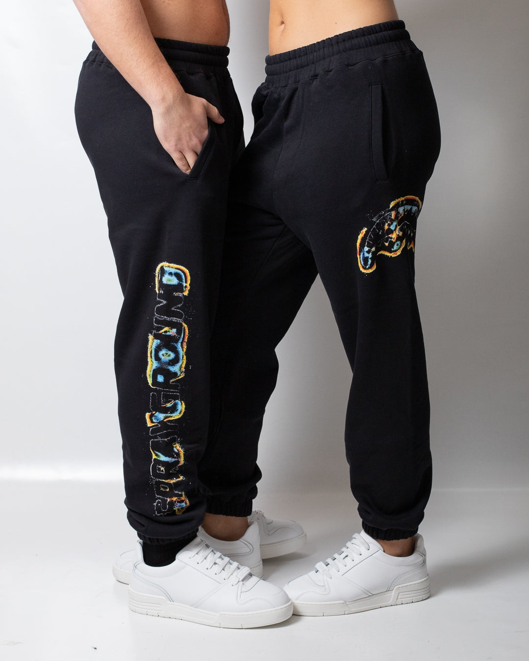 Pantalone Sprayground in felpa "Oxidized Shark"