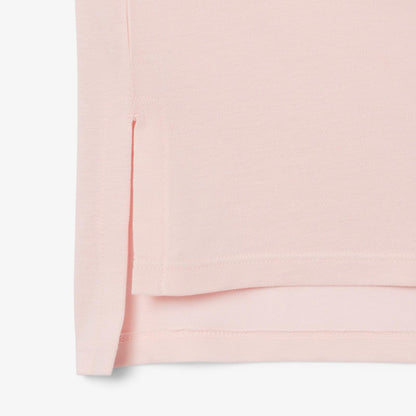 Polo Lacoste in fluido pique donna