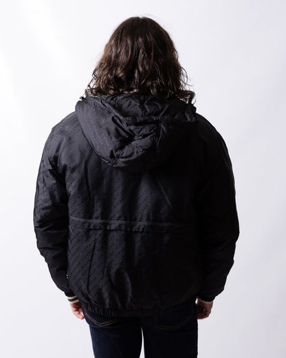 Giubbotto Richmond X in nylon con logo all-over uomo