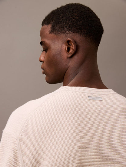 Maglia Calvin Klein girocollo testurizzata uomo