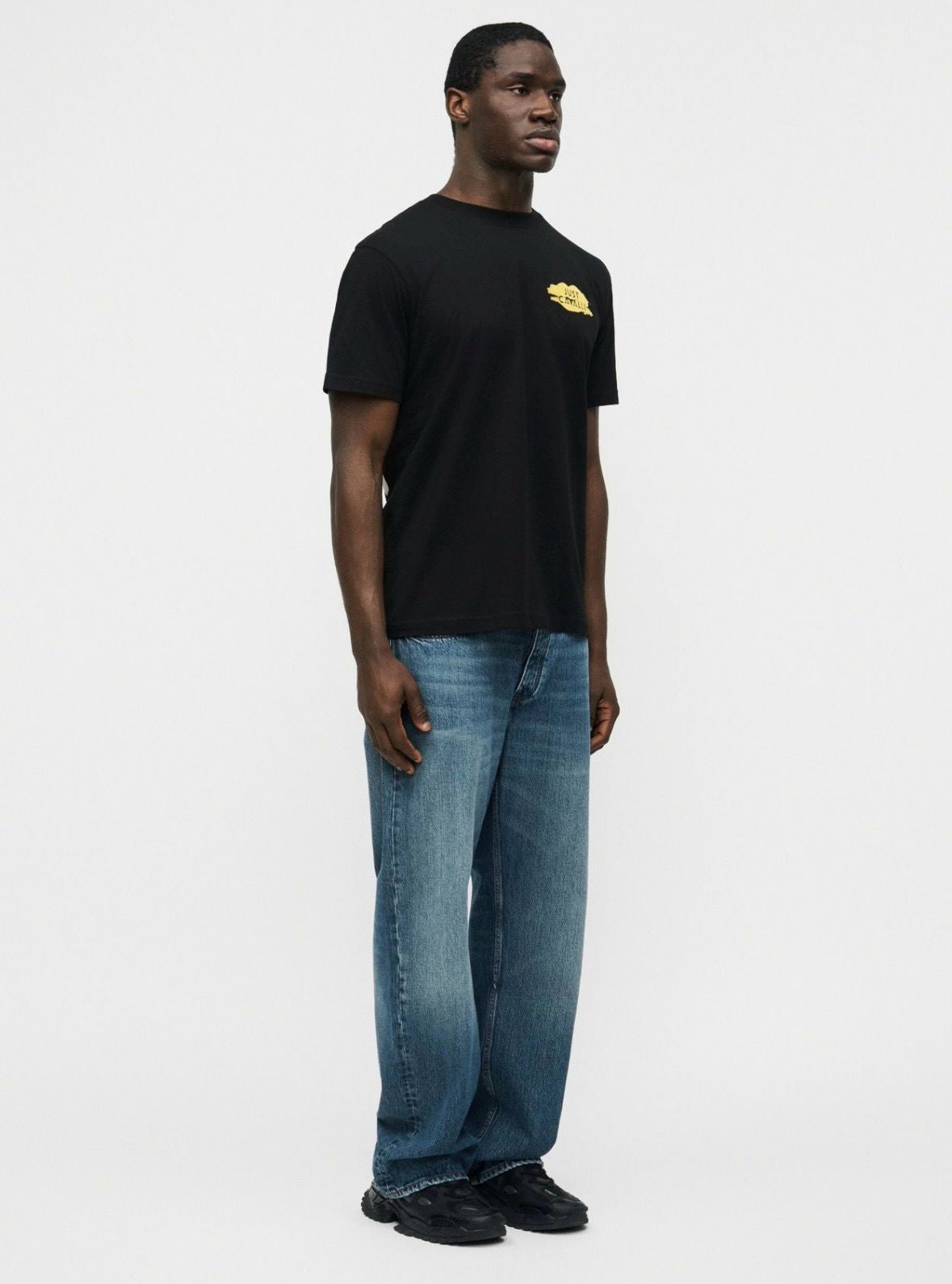 T-Shirt Just Cavalli girocollo con logo "JC KISS "  uomo