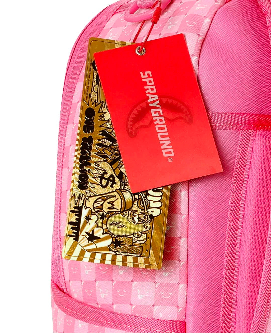 Zaino Sprayground fucsia PINK NEW CHECK FACES BACKPACK