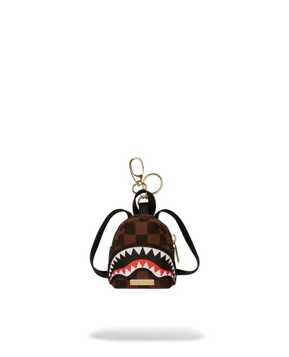 Portachiavi Sprayground marrone Sawtooth sharks in paris backpack keychain