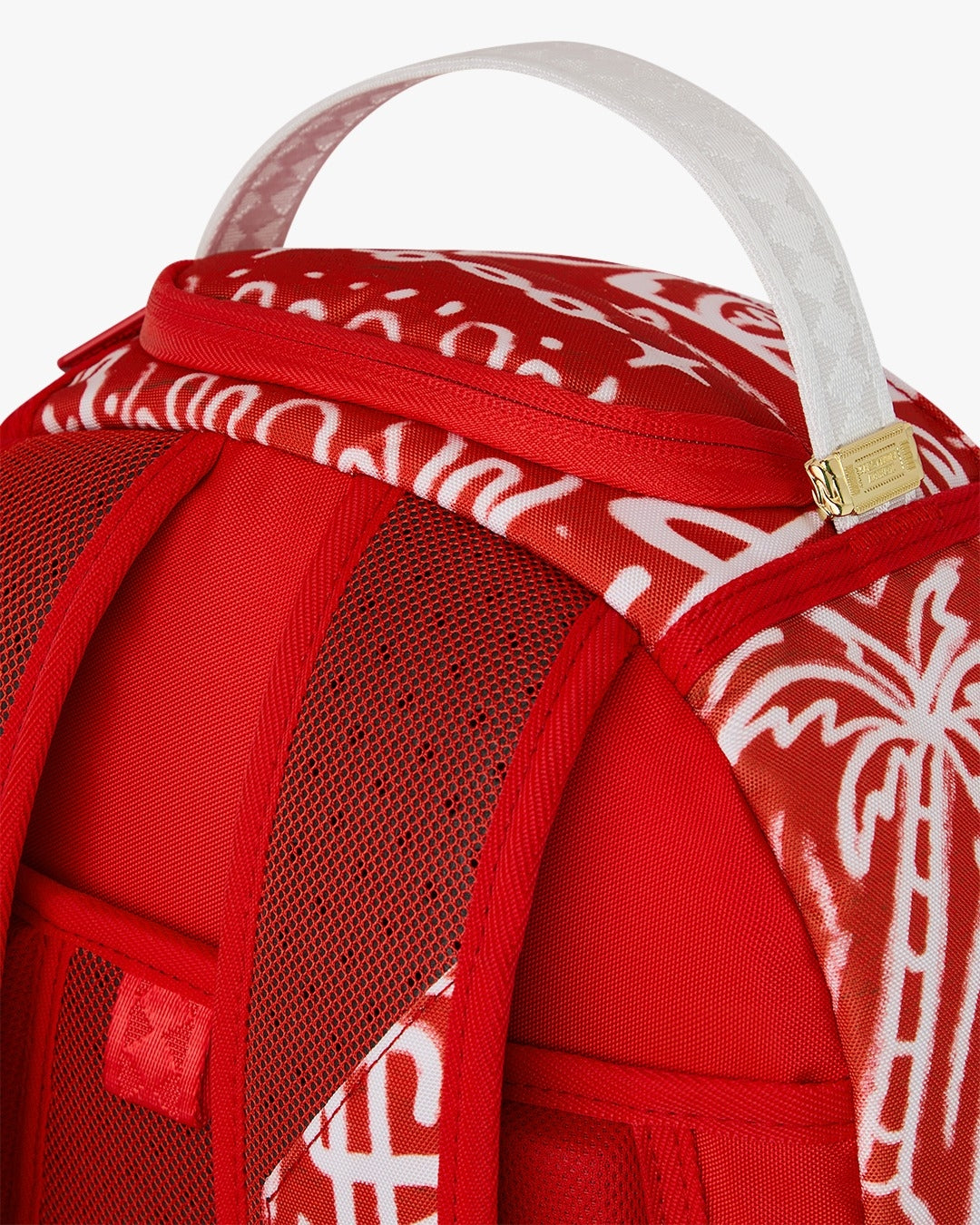 Zaino Sprayground rosso GRAFFITI WALL DLXSR BACKPACK