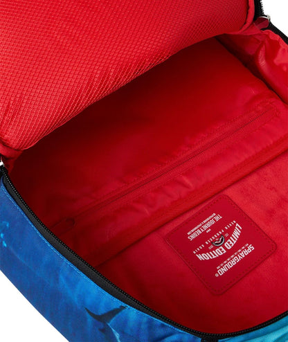 Zaino Sprayground blu SHARK UNDER WATER WITH MONEY BACKPACK 