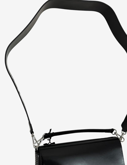Borsa John Richmond in pelle lucida con borchie e portamonete donna