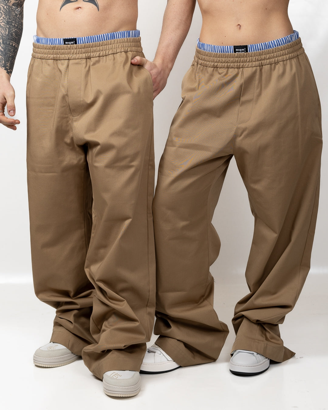 Pantalone MSGM con fascia logata
