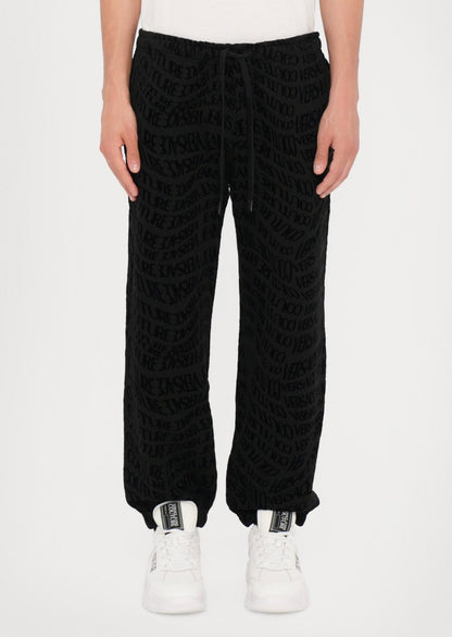 Pantalone Versace Jeans Couture in felpa "Logomania" uomo