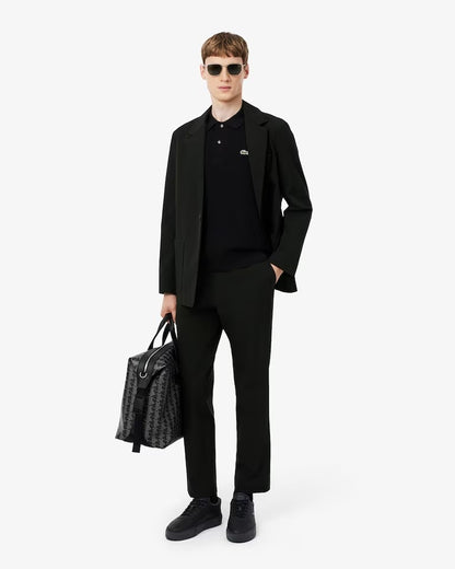 Polo Lacoste in maglia classic fit uomo