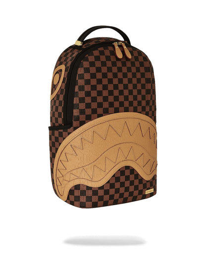 Zaino Sprayground marrone EMBOSSED CHECK BROWN BACKPACK