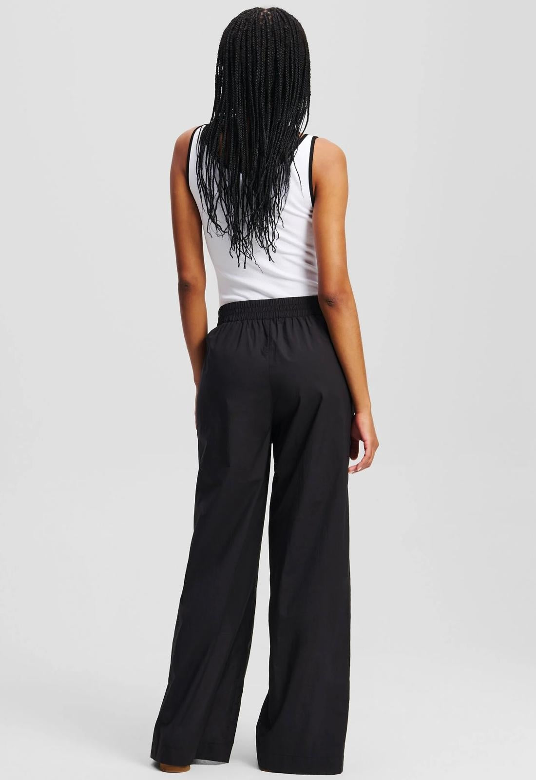 Pantalone Karl Lagerfeld Jeans in nylon con bottoni uomo