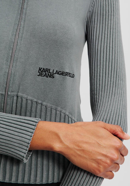 Maglia Karl Lagerfeld Jeans con zip donna