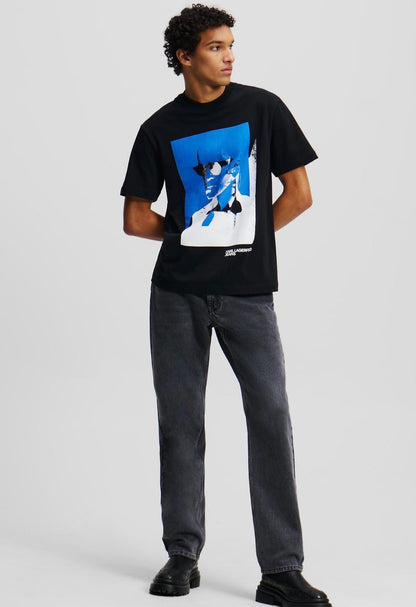 Jeans Karl Lagerfeld Jeans straight con stampa Karl uomo
