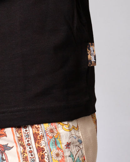 T-Shirt Just Cavalli "Logo Twigs" uomo