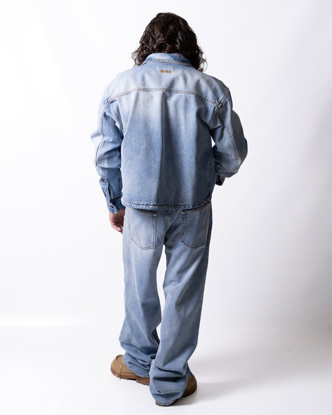Jeans MSGM straight con cravatta