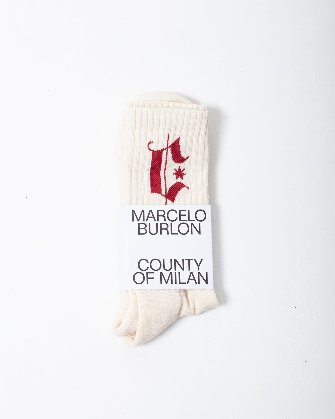 Calze Marcelo Burlon in spugna "County Headletter"