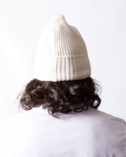 Cappello Disclaimer con risvolto e logo ricamato