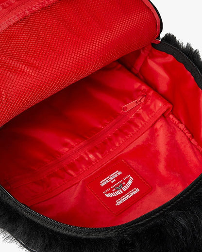 Zaino Sprayground nero "FUR CRAY BLACK BACKPACK"