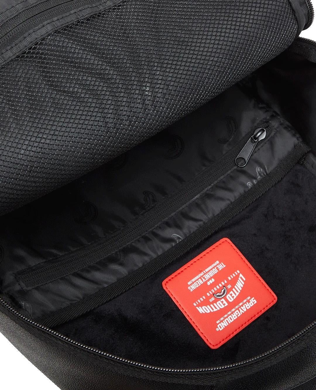 Zaino Sprayground nero dose of check deux backpack