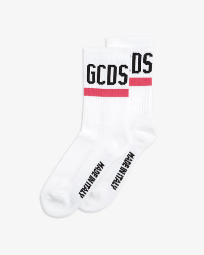 Calze GCDS in spugna con logo a contrasto
