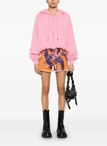 Short Versace Jeans Couture "Barocco Outline" all-over donna