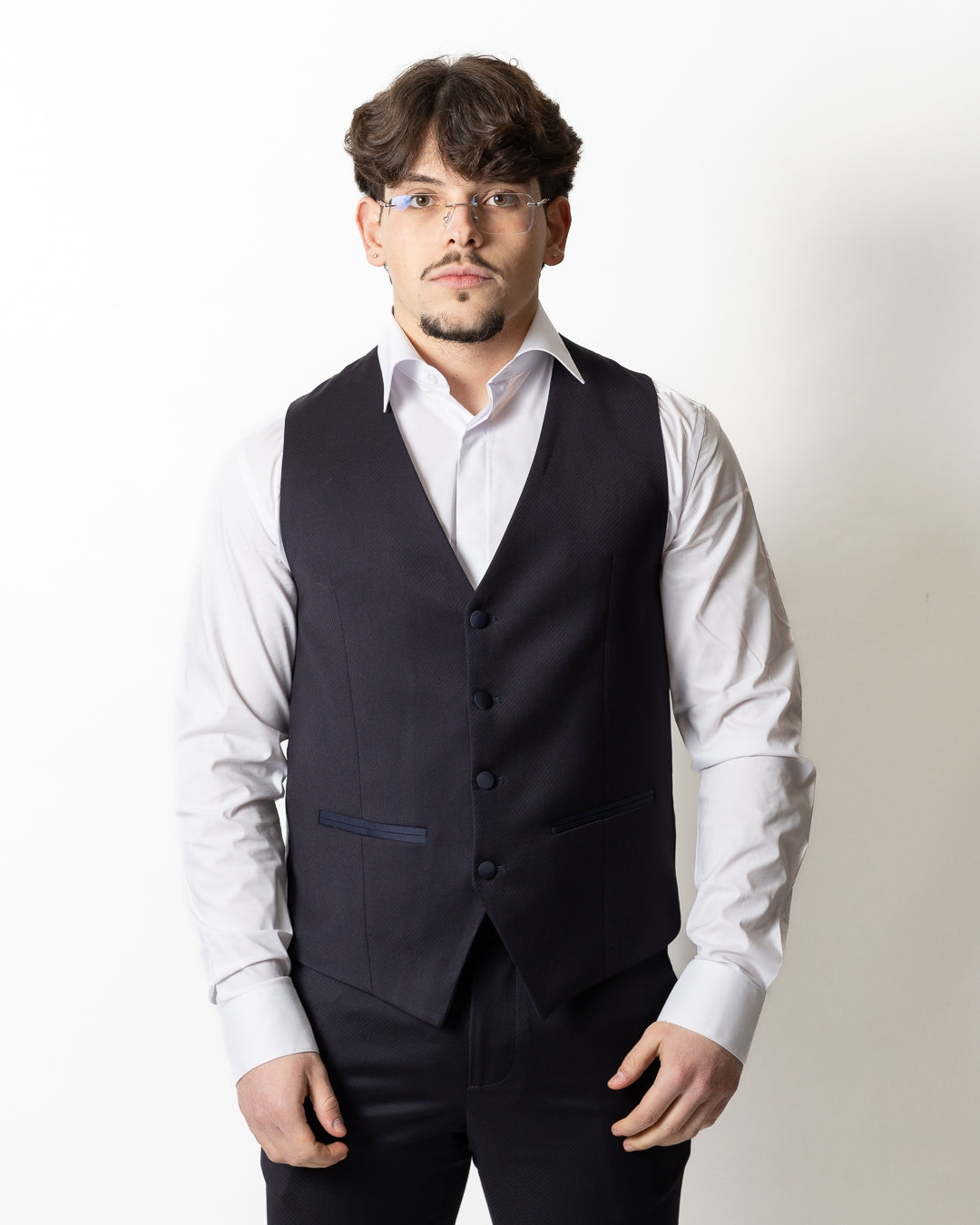 Abito Daniele Alessandrini "Sartoria" con gilet uomo