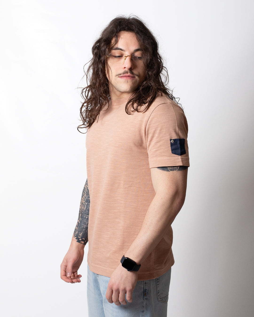T-Shirt Liu Jo texturizzata con taschino uomo