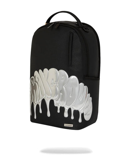Zaino Sprayground nero Metallic drip shark bubbles letters dlx backpack