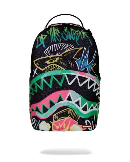 Zaino Sprayground nero Painted punk dlxr backapck