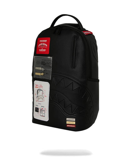 Zaino Sprayground nero SAMPLE ROOM SHARK BACKPACK