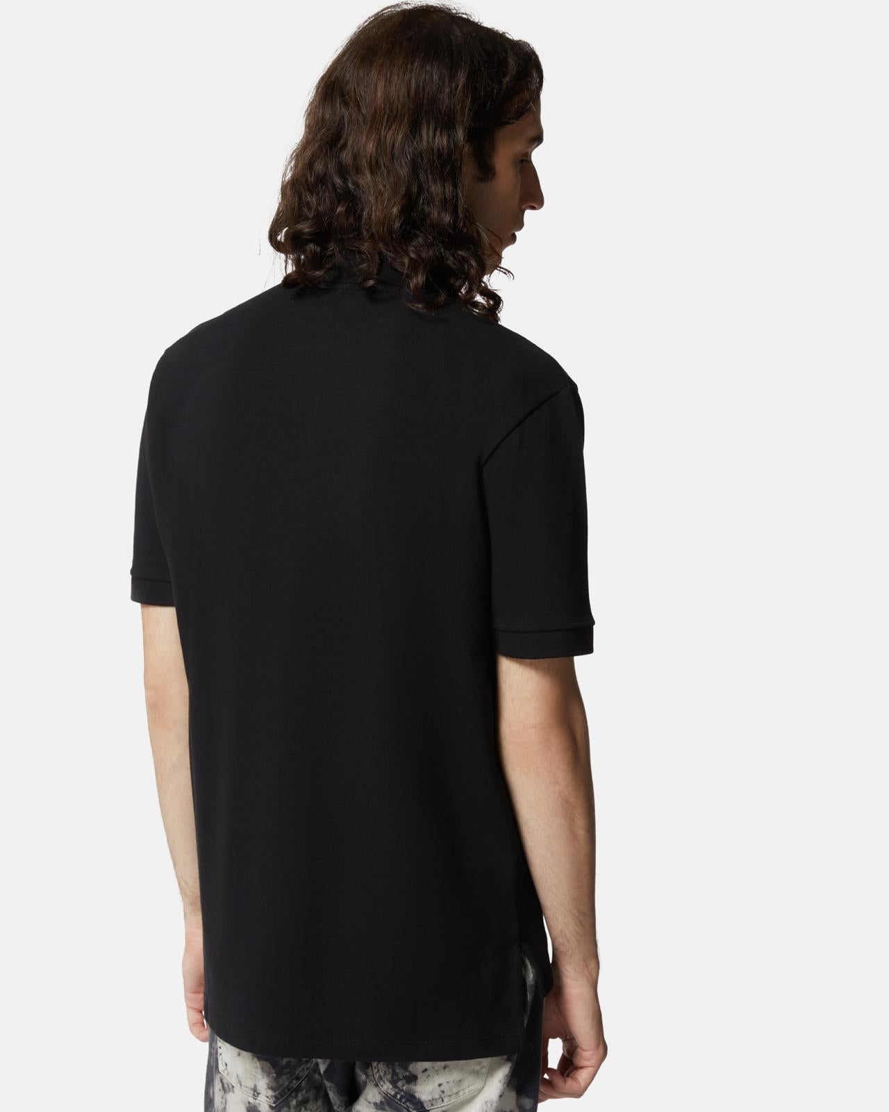 Polo John Richmond con ricamo logato uomo