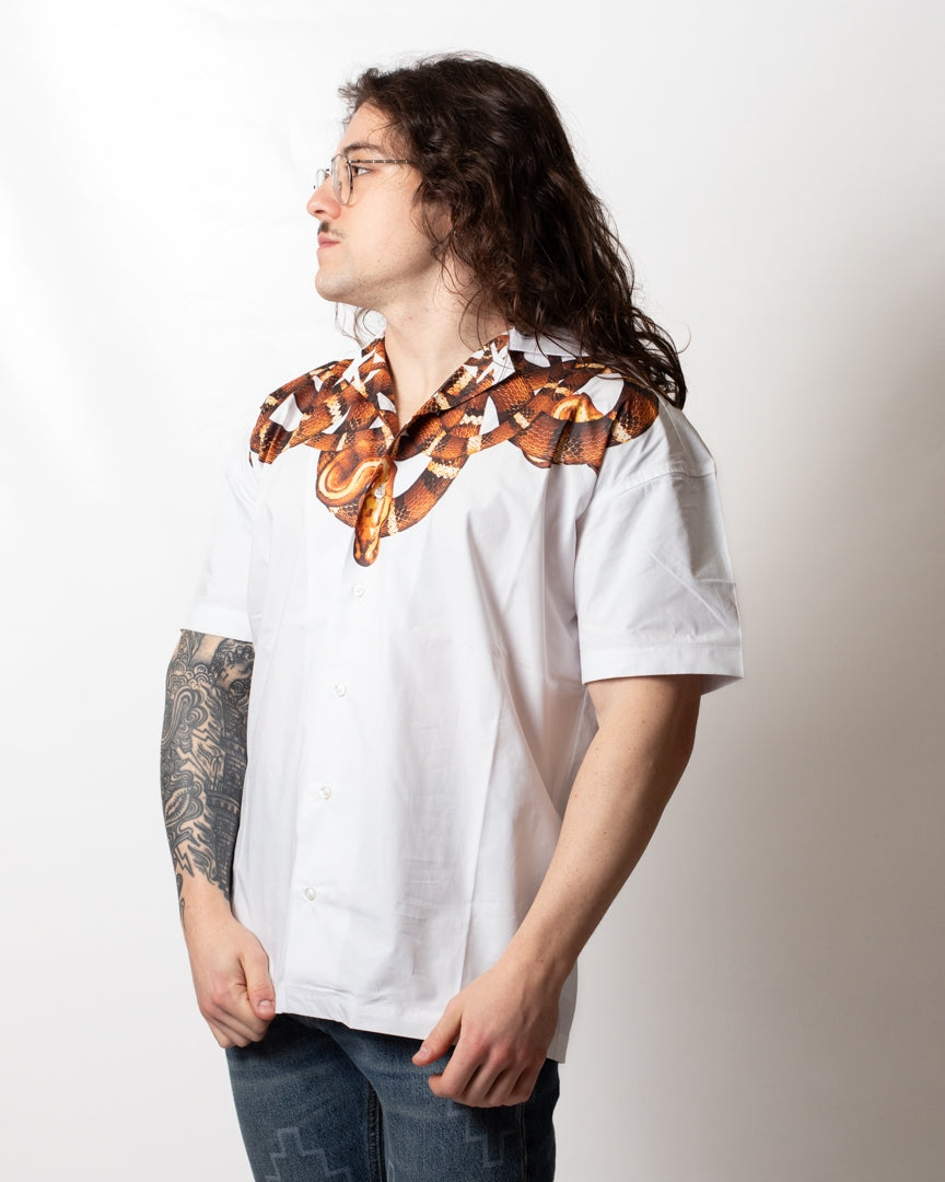 Camicia Marcelo Burlon "Iconic Snake" uomo