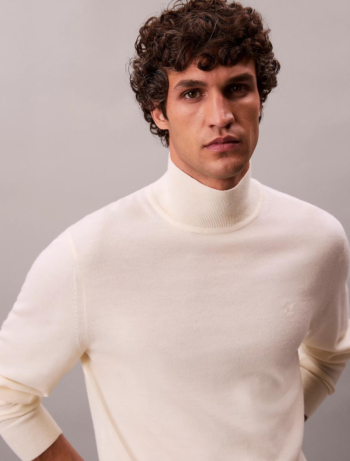 Maglia Calvin Klein in lana merino uomo