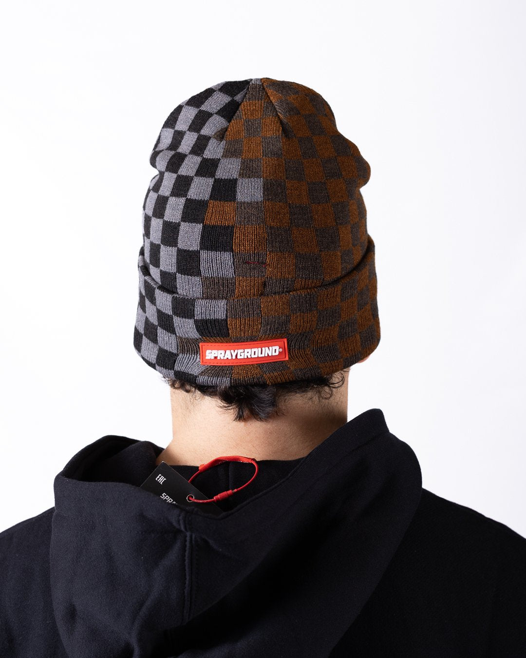 Cappello Sprayground con iconico logo ricamato e double check