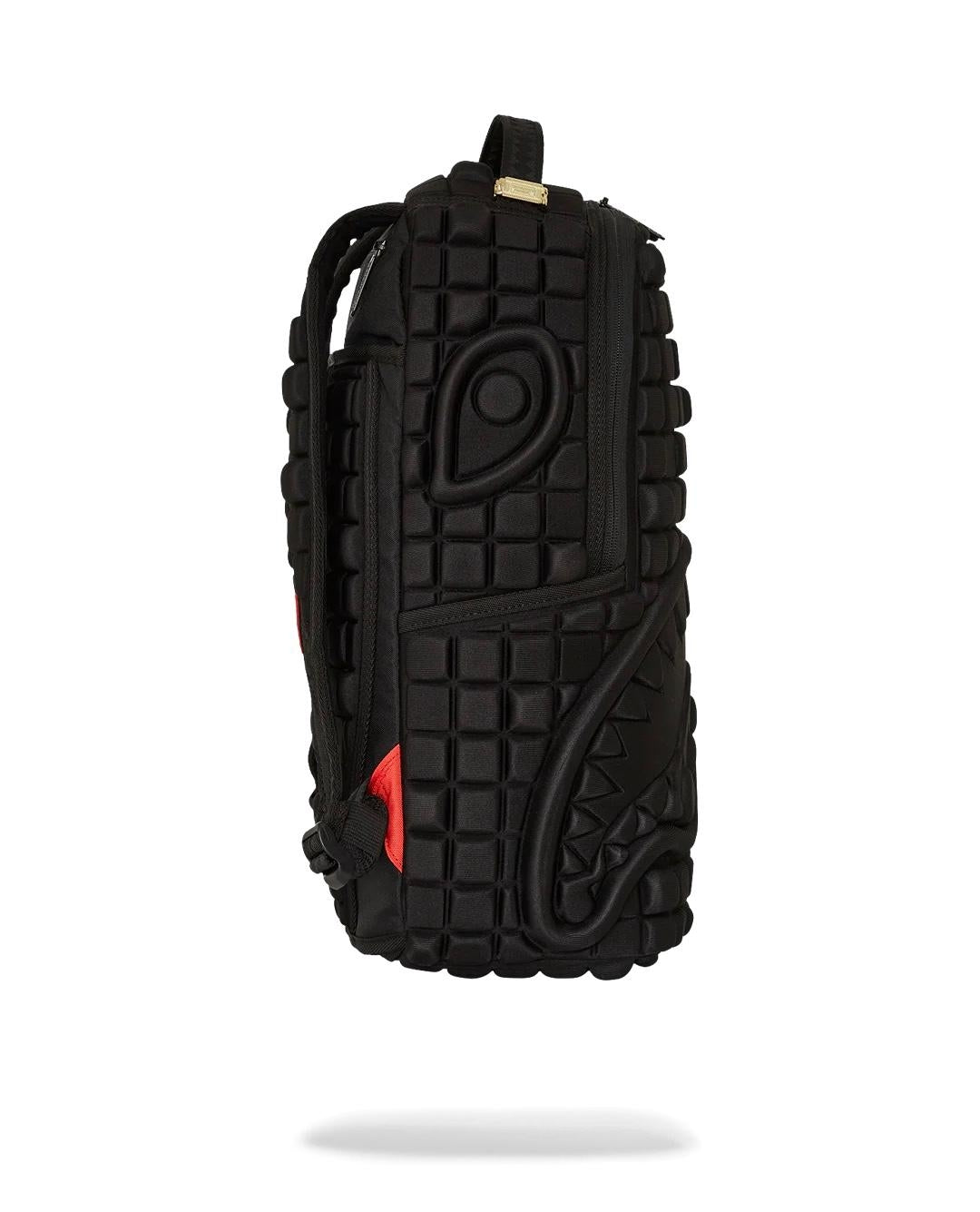 Zaino Sprayground nero Foam welded shark dlxsv backpack